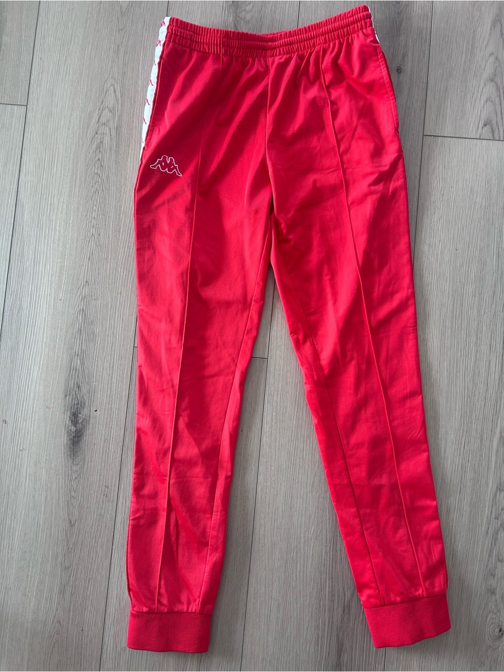Kappa Women’s Red Track Pants with Logo Size L